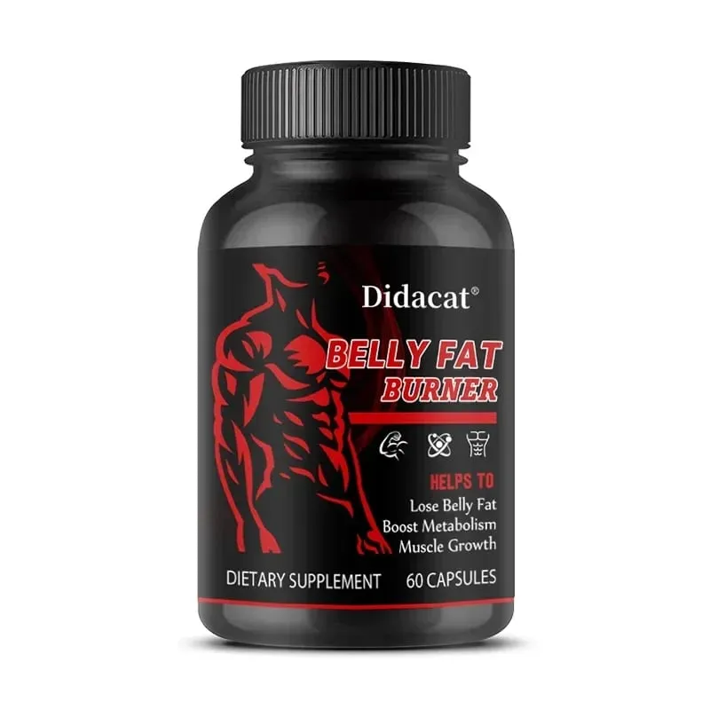 Belly Fat Burner Capsules - Fat Burning Supports Energy Metabolism Appetite Suppression Weight Management Dietary Supplement