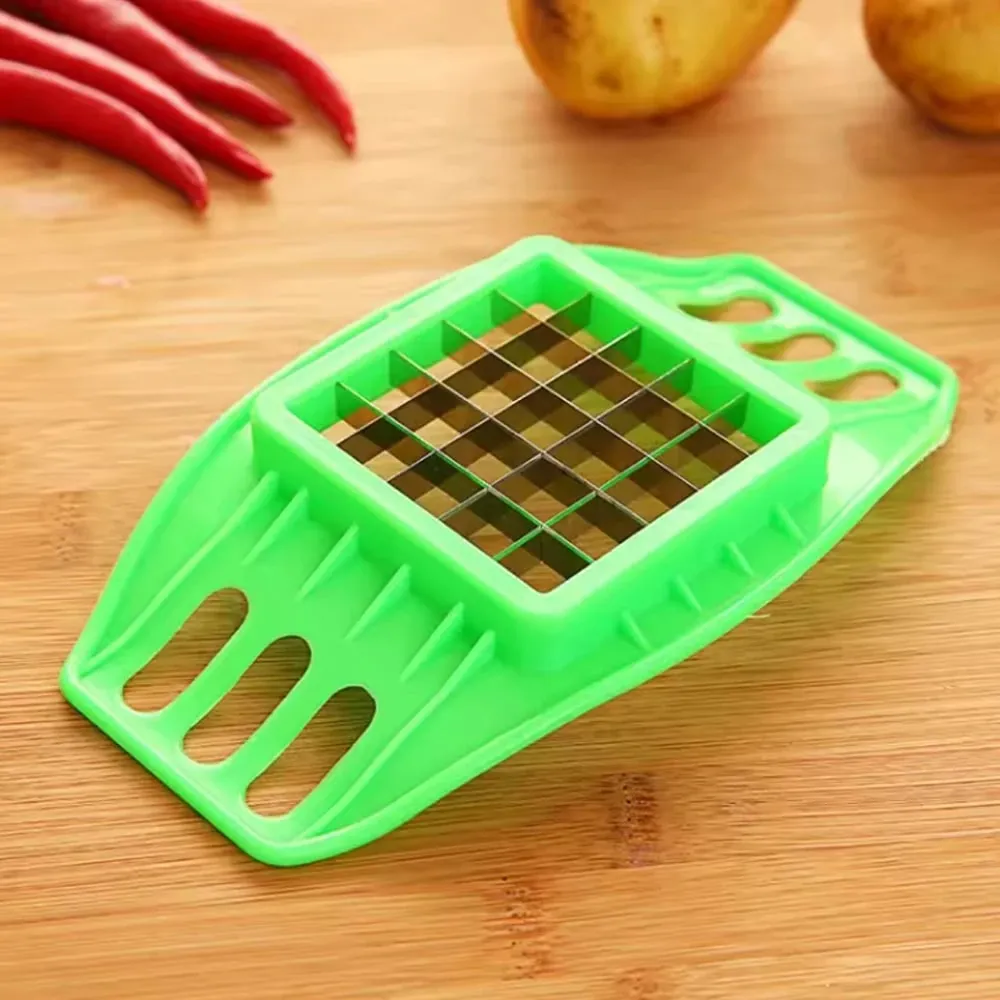 1Pcs Plastic Kitchen Handheld Potato Slicer Tomato Cutter Tool Lemon Cutting Cooking Kitchen Accessories — image 12