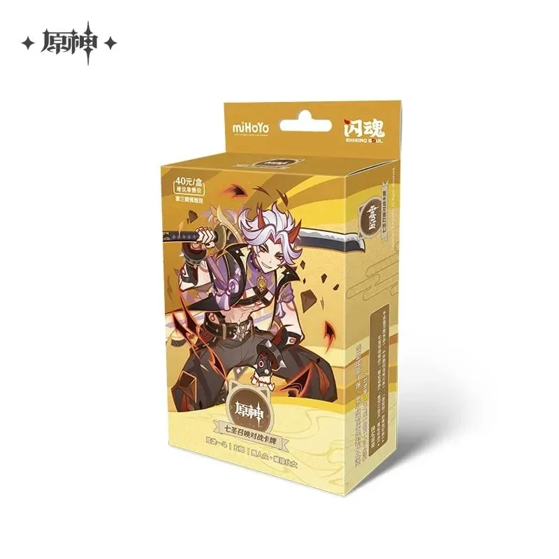 Original Genshin Impact Card Genius Invokation TCG Battle Card Hu Tao Raiden Shogun Anime Character Collection Card Kid Toy Gift — image 21