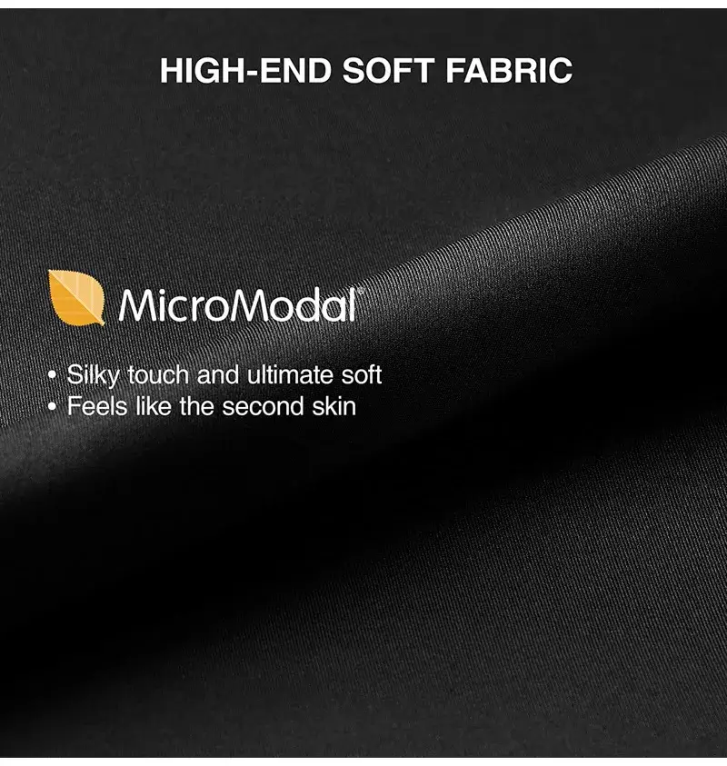 David Archy 3 Pack ملابس داخلية للرجال سراويل داخلية أساسية MicroModal ناعمة قابلة للتنفس للرجال حقيبة مزدوجة ملاكمين سريع الجفاف رياضي لياقة بدنية