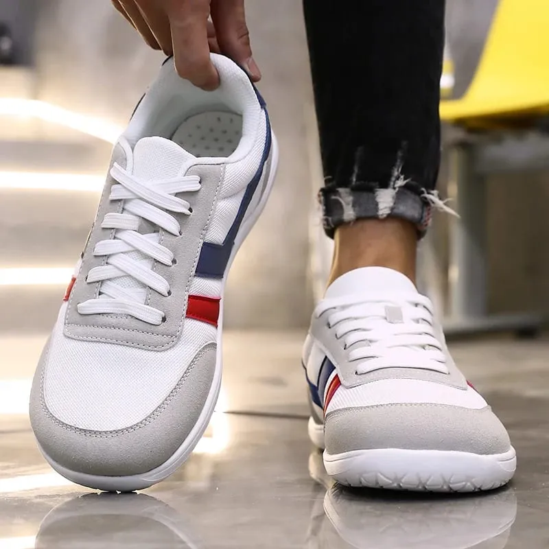 Tenis De Hombre Wide Toe Box Barefoot Shoes Minimalist Breathable Comfortable Outdoor Walking Shoe Sports Casual Blue Shoes 2025 — image 11
