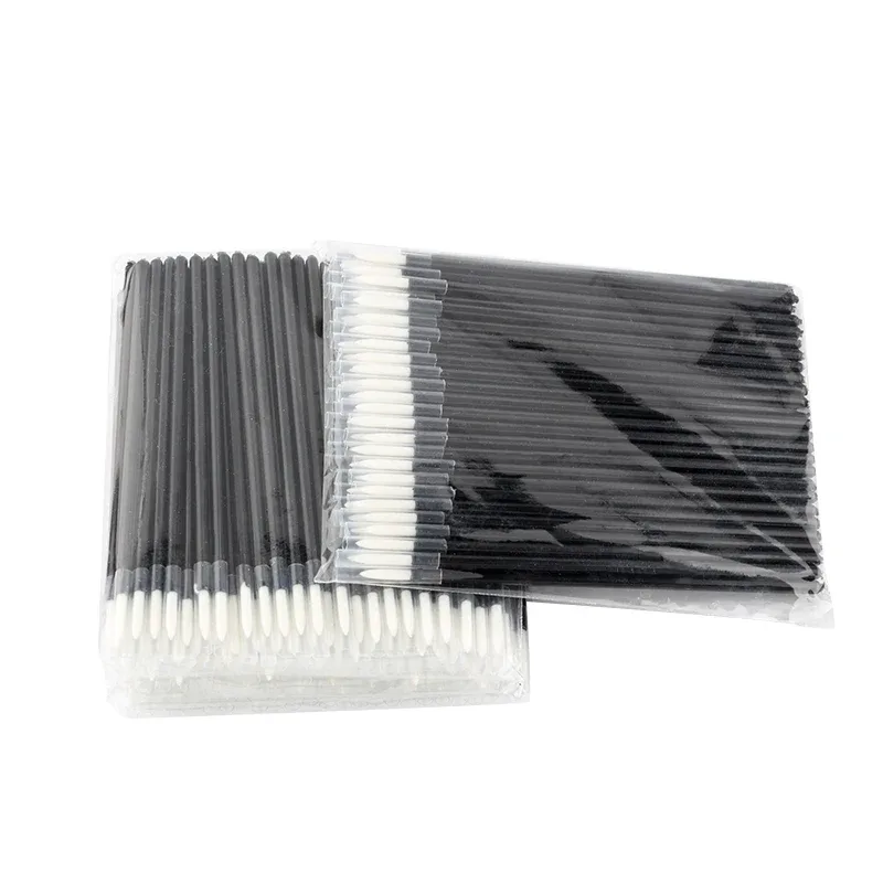 50/100PCS Wholesale Eyeliner Brushes Makeup Brush Cosmetic With Cap For Women Beauty Tool Long Thin Tip Applicator Make Up Brush