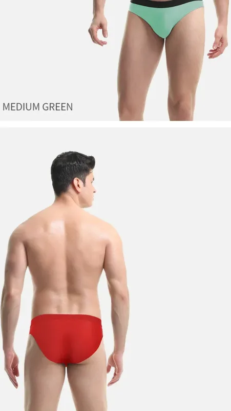 3PC Ice silk texture briefs, super cool on the skin in summer, enjoy the silky touch — image 28