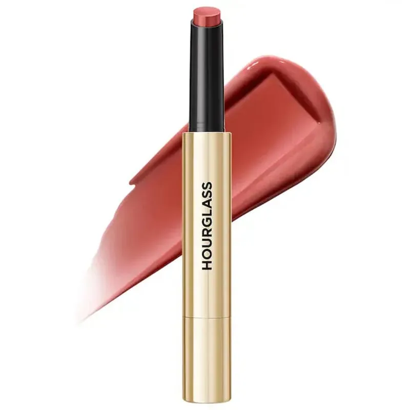6 Colors Hourglass Lipstick Phantom Volumising Glossy Balm Cinnamon Milk Tea Brown Lip Gloss Nourishing Mirror Surface Makeup — image 4