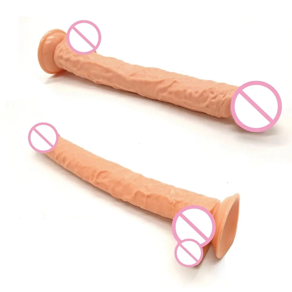 40 cm Realistischer Langer Dildo Großer Penis Riesendildos Vaginale Masturbation G-punkt Stimulation Anal Butt Plug Für Frauen Sexspielzeug 18+ — image 1