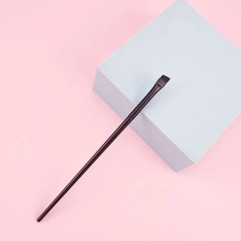 New 2 pieces/set eyebrow contour brush eyebrow eyeliner brush portable small angle eyebrow brush female makeup tool — image 9