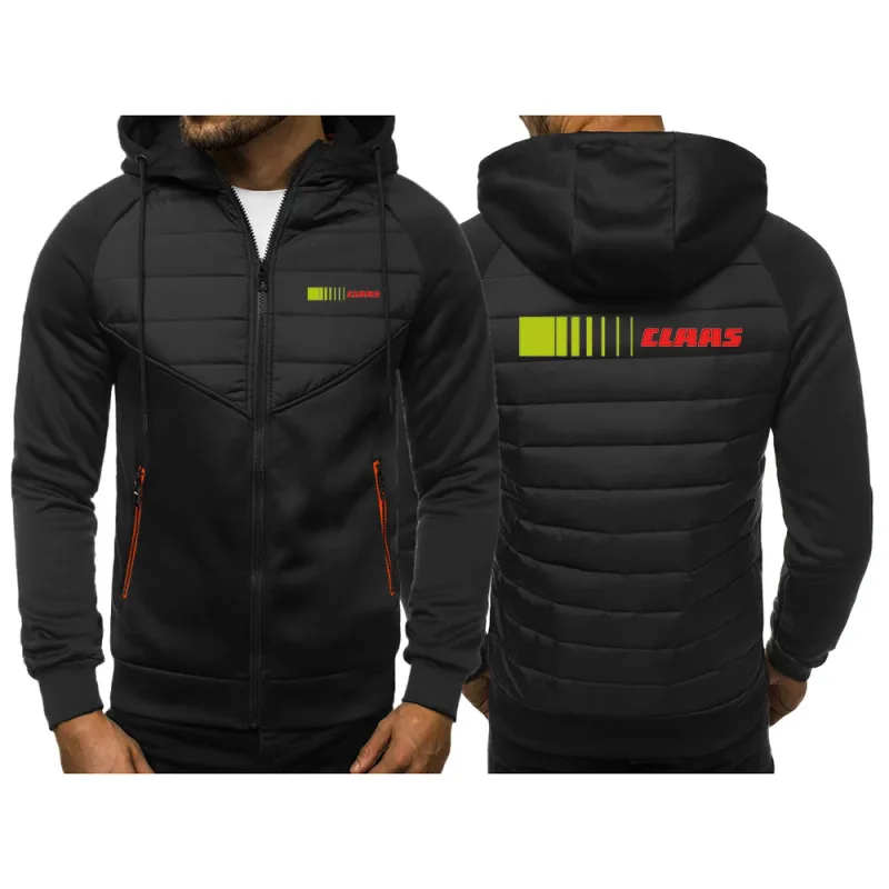 Claas – veste de loisirs pour hommes, nouveau Style, mode printemps et automne, sweat-shirt avec coutures tricolores, hauts confortables en coton, 2024