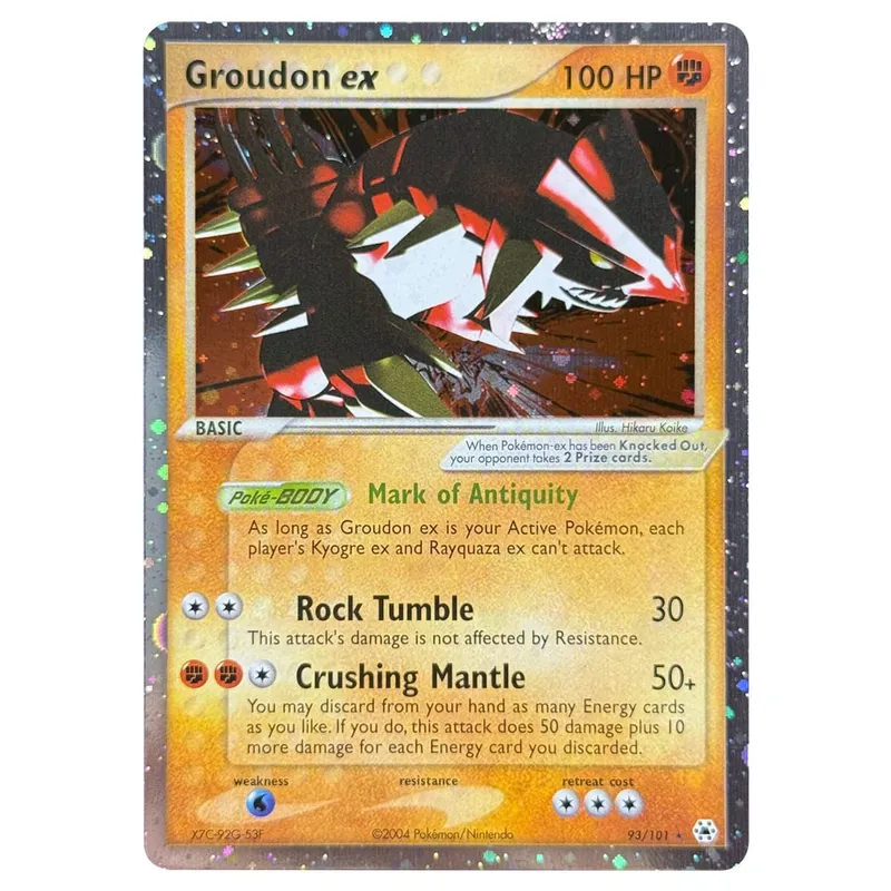 Proxy karty Holografický Emerald Cacturne Rayquaza Skryté legendy Kyogre Crystal Guardians Alakazam Star Flareon Metagross — image 33