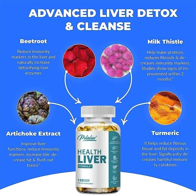 Liver Health Capsules - Contains Artichoke Extract Milk Thistle and Dandelion Root - Promotes Cleansing and Detoxification — image 6