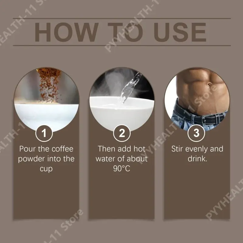 Mushroom Powder Supplement with 10 Mushroom Blend Men's Healthy Mushrooms Coffee Powder Daily Nutrition and Energy Support — image 7