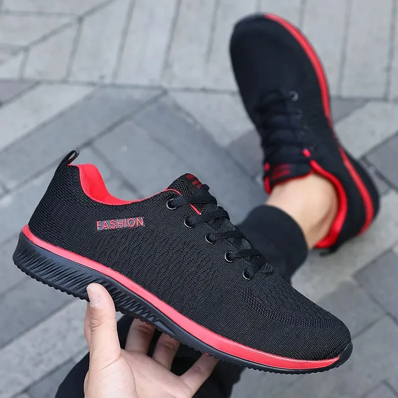Herren-Mesh-Laufschuhe, athletisches Fitnessstudio, leichte Herren-Freizeitschuhe, 2025, modische, atmungsaktive Strick-Walking-Schuhe, Größe 39–46 — image 5