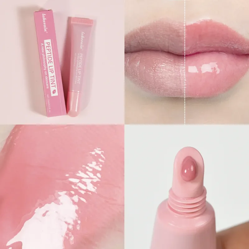 10ml Mirror Lip Glaze Moisturizes Jelly Lip Enrichment Oil Lasting Water Light Glass Lip Oil Remove Line Lip Protection Serum — image 3