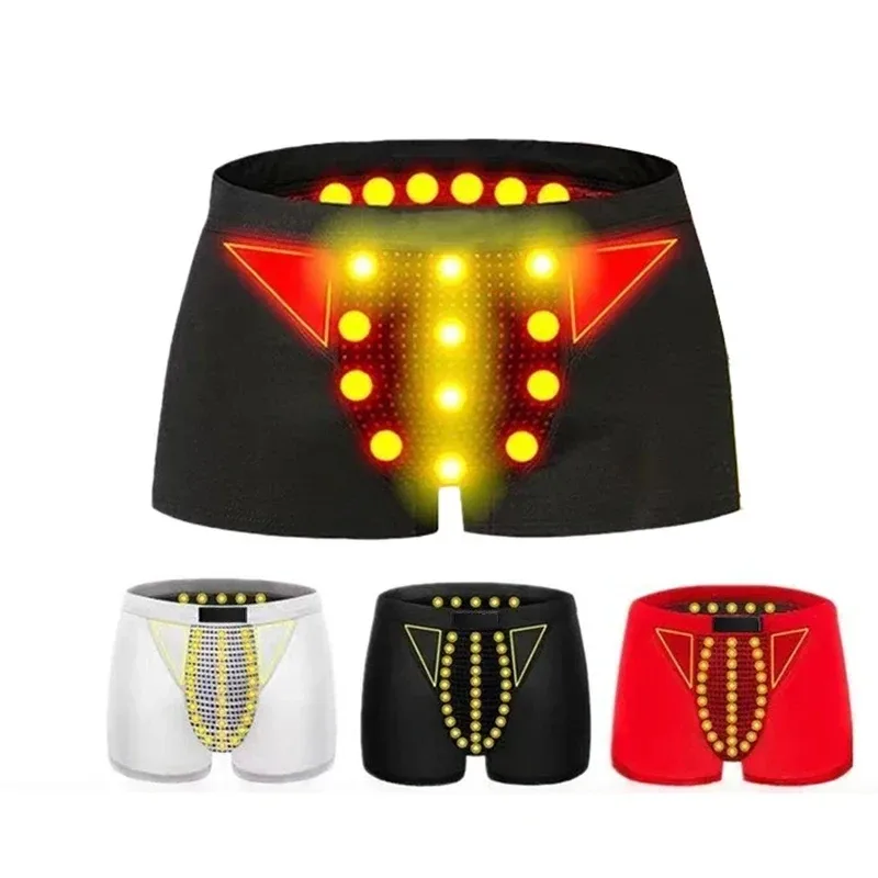 1 ชิ้นผู้ชาย Magnetic Therapy Boxer กางเกง Breathable สบายชุดชั้นใน 22 สุขภาพแม่เหล็กสำหรับการไหลเวียนโลหิต L-6XL ขนาด — image 2