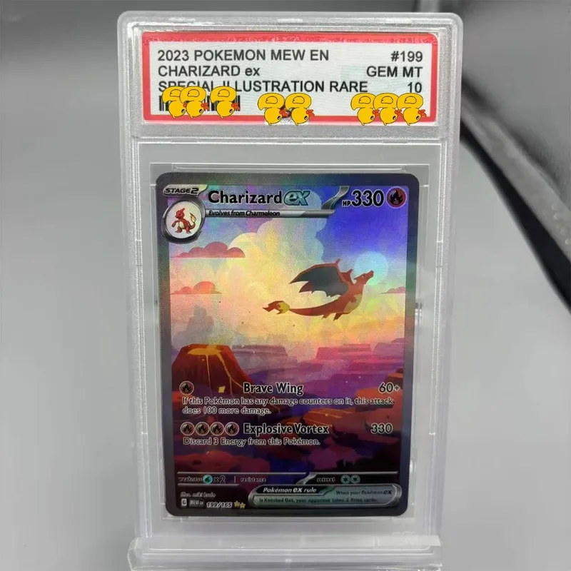 DIY Rating Card Collection Card 2023 EN SPECIAL ILLUSTRATION RARE Copy 10Points Rating Card Game Gift — image 6