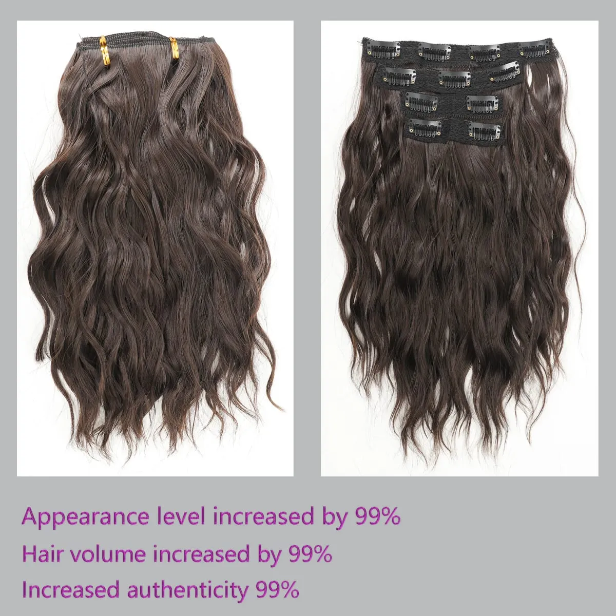 12 inch synthetic women's fashionable wave short roll hair extensions top of the hair extensions hair extensions ponytails — image 12