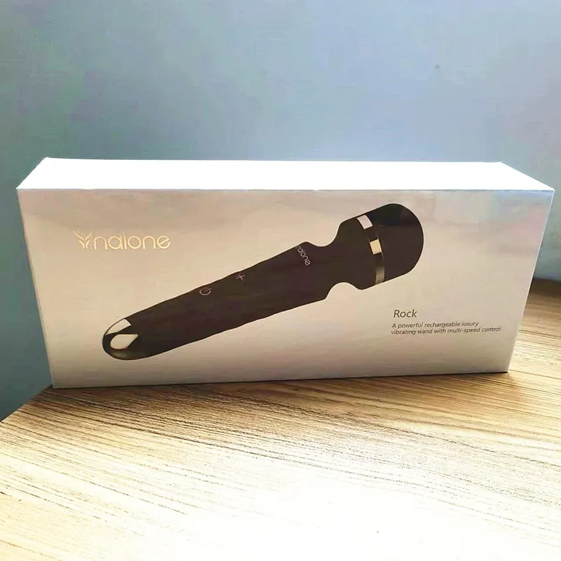 Nalone Powerful Vibrator Optional 3 Nozzles USB Recharge Magic Wand AV Vibrator Massager Vibration Dildo Adult 18+ Women Sex Toy