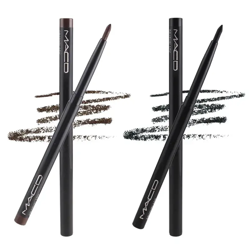 1Pcs Waterproof Black Brown Smooth Eyeliner Pencil Permanent Makeup Eyleliner Pen Long Lasting Automatic Eyes Makeup Tools — image 2
