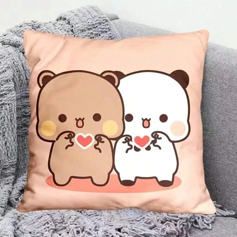 Yier Panda Cute Throw Pillow Bubu Dudu Cartoon Square Pillows Kawaii Anime Soft Waist Sofa Cushion Car Home Bedroom Decoration — image 13