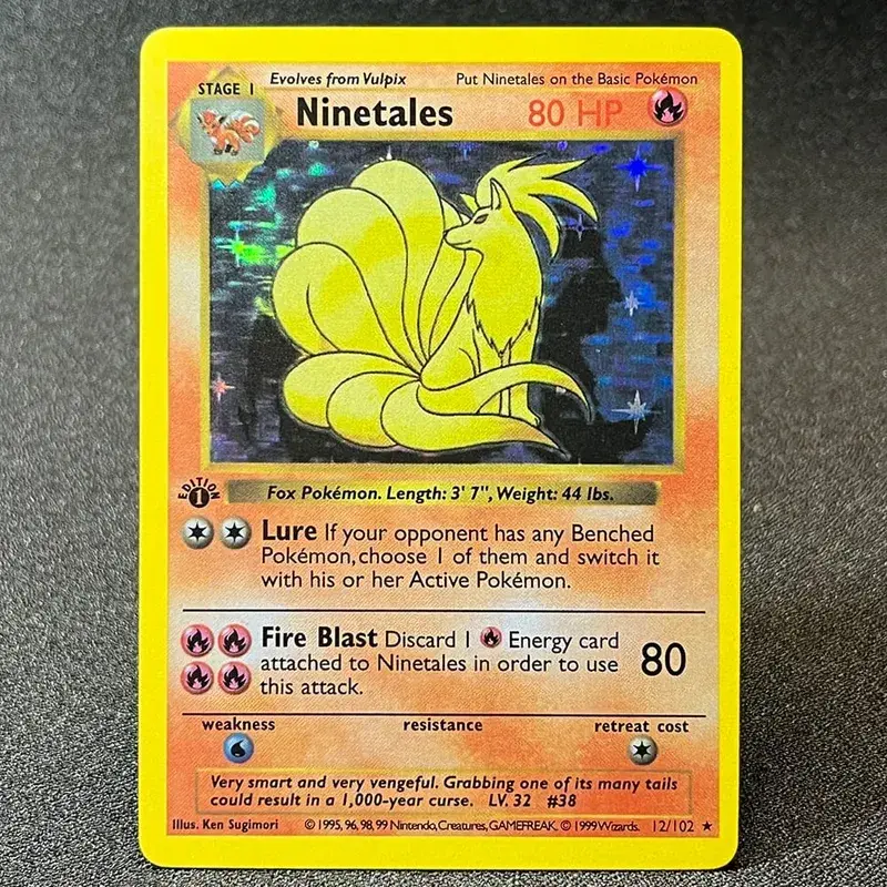 PKM Foil Cards Charizard Blastoise Venusaur Alakazam Mewtwo Zapdos Raichu 1996 1st Edition Game Collection PTCG Proxy Cards — image 9