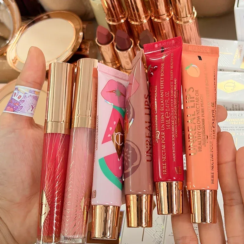 CT Summer Limited Lip Gloss Hydrating Lipstick Setting Powder Shine Nine-Color Eyeshadow Palette Blush Skincare Essence Makeup — image 3