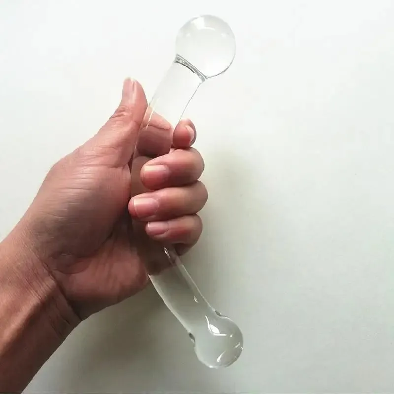 Dildo Palam Dubur Kaca Lutsinar Mainan Seks Melancap Dubur Dilator Stimulasi Massager Keseronokan untuk Lelaki Wanita Dewasa Mainan Seks