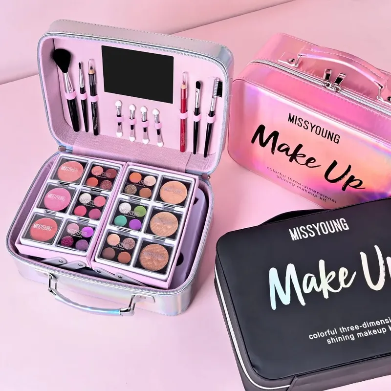 Popolare set di bellezza da 36 pezzi trucco eyeliner fard rossetto kit per il trucco quotidiano del viso set regalo di compleanno per le vacanze delle donne — image 3