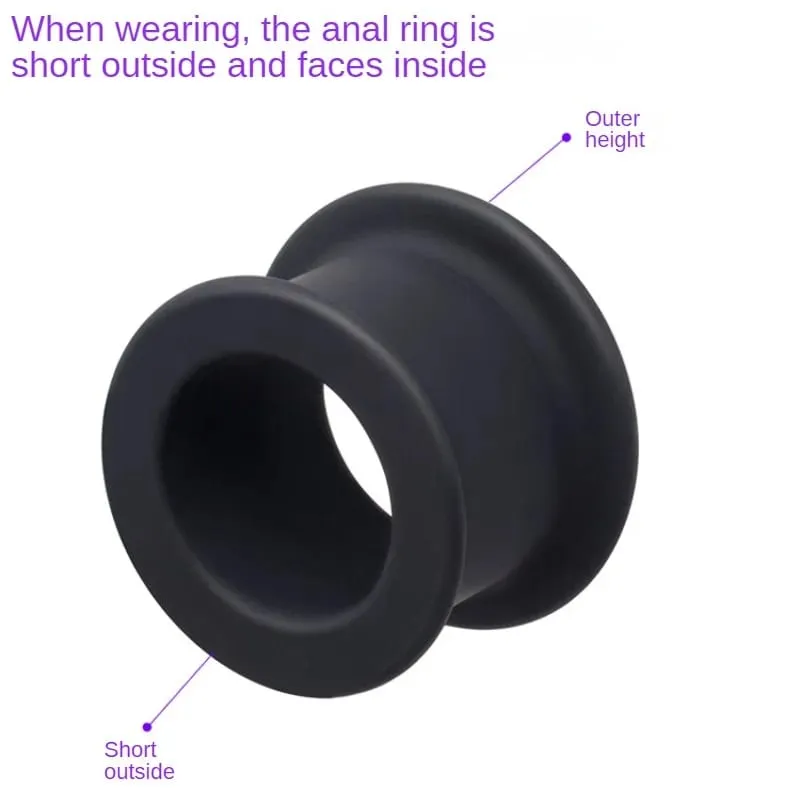 Butt Plug with Tunnel Silicone Buttplug Analplug Butplug Dilatation Anal Training Trainer Dilator Stopper Ass Anus Sex Toys — image 6