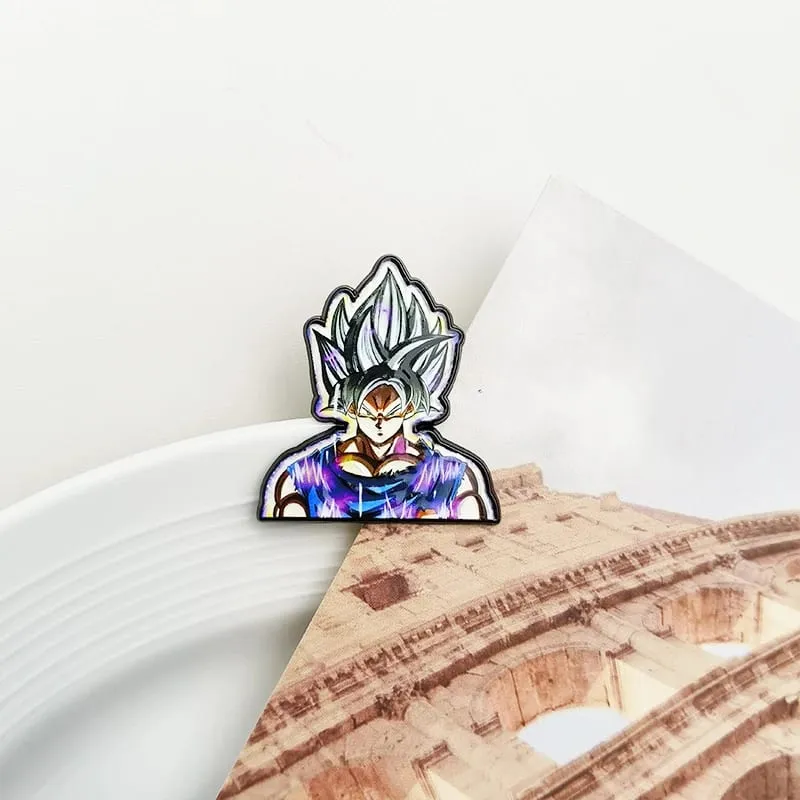 Dragon Ball Manga Pin Anime Lapel Pins Backpacks Cute Things Vegeta Goku Brooches Badges on Backpack Brooch for Clothes Jewelry — image 6