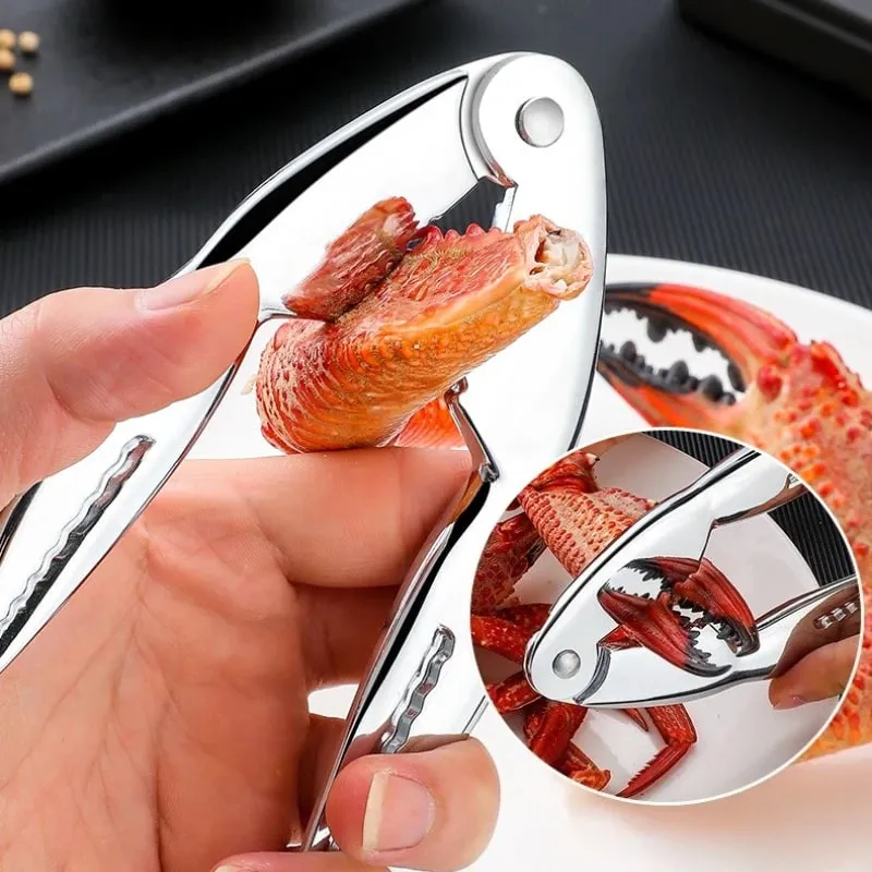 Seafood Tools Multi functional Zinc Alloy Claws Crab Needles Crab Scissors Kitchen Seafood Tools — image 3