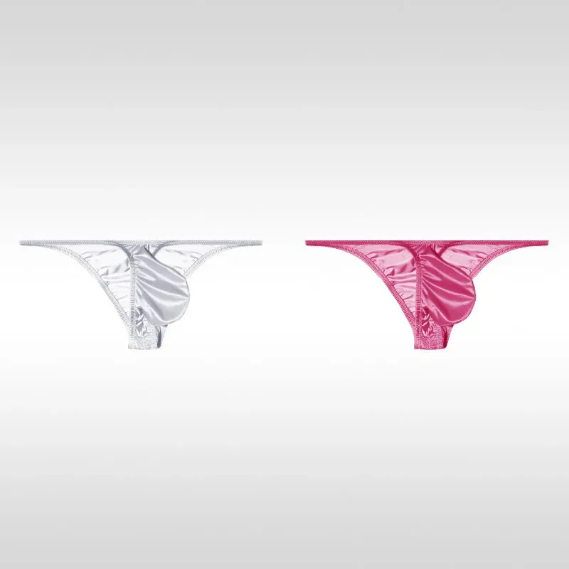Men's Underwear Ice Silk Low Rise Sexy Bikini Briefs — image 15