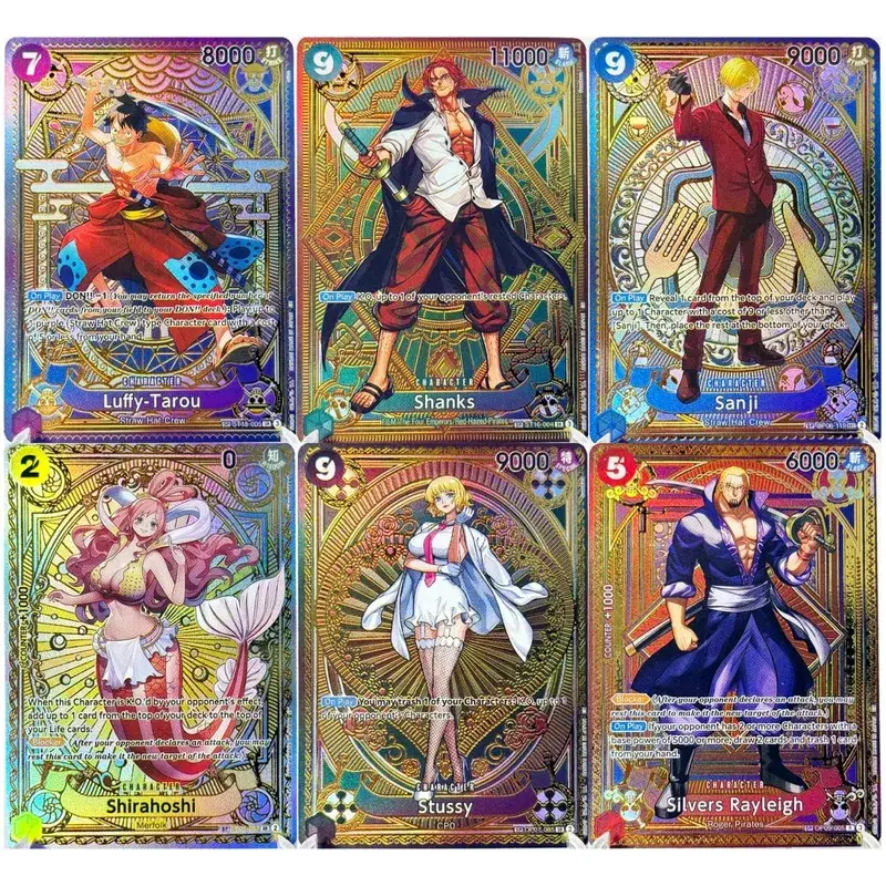 Komplet sæt One Piece Card Game SP sjældent kort komplet samling Højkvalitets DIY Replica Anime Foil Proxy Card [engelsk/japansk]