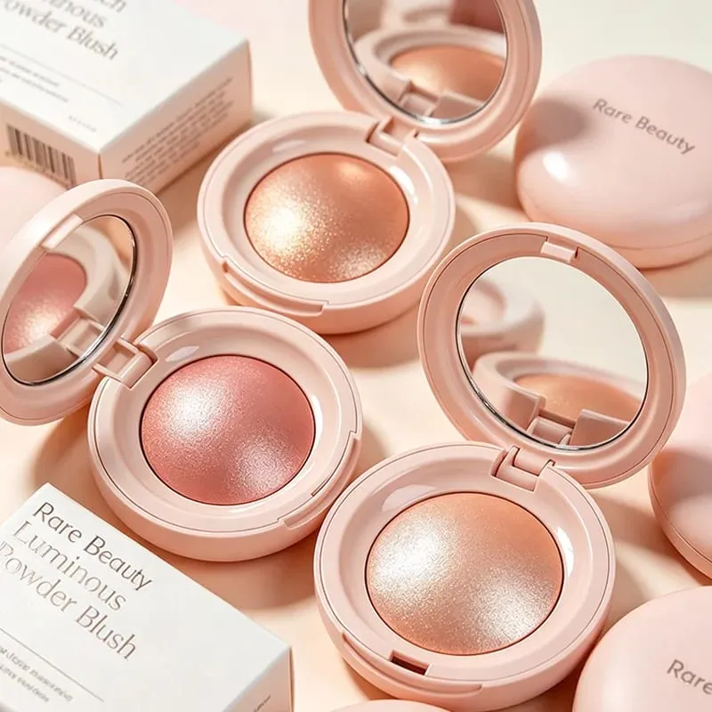Rare Beauty Positive Long-lasting Waterproof Fine Shimmer Blush Highlighter Natural Glossy Effect Brighten Contour Modify Face — image 3