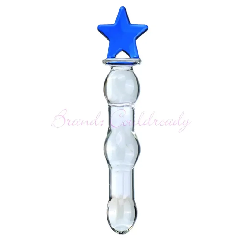 Pyrex Glass Dildo 195x33mm Fake Penis Crystal Anal Beads Butt Plug Prostate Massager G Spot Female Masturbation Toys — image 29
