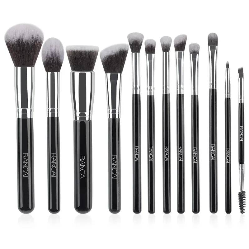 Professional ของขวัญกล่อง 12 ชิ้นชุดแปรงแต่งหน้า Face Eye Beauty แปรงสำหรับรองพื้นปกปิดอายแชโดว์ Contour แปรง