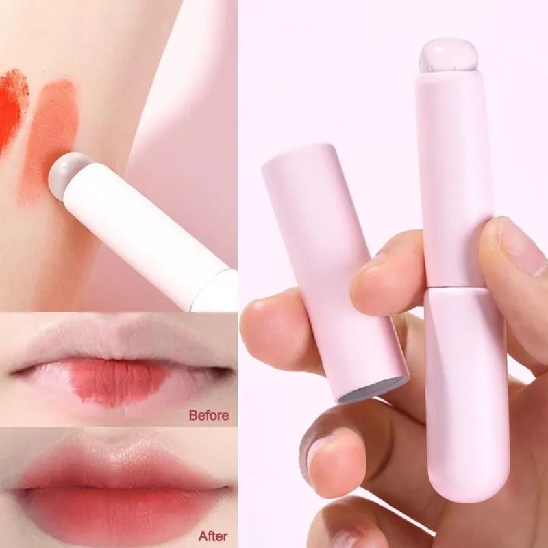 Reusable Lip Brushes Multifunction Round Head Silicone Lipstick Brush Applicator Elastic Lip Gloss Makeup Brushes Woman — image 5