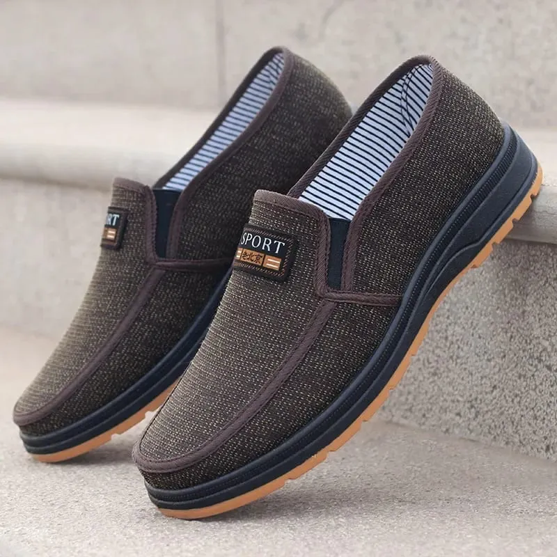 Hot Selling Men's Sports Shoes for Spring and Summer 2024 Casual Old Beijing Walking Shoes Breathable Men's Cloth Shoes