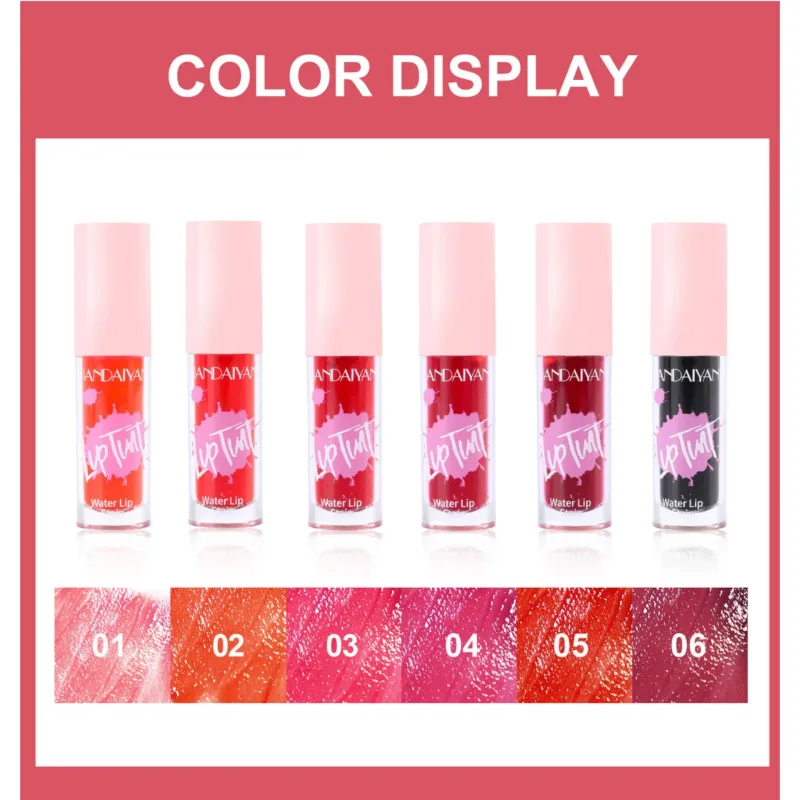 Multi-use 6 Colors Lip Gloss Cheek Tint Long Lasting Moisturizing Lip Dye Blush Makeup Lip Stain Glossy Lipgloss Cosmetics — image 6
