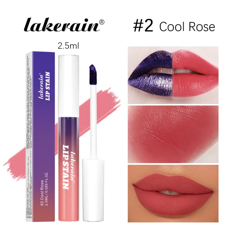 Lakerain Lip Gloss Peel and Stick Set Pink Lip Gloss Transfer Resistant Long-lasting Waterproof Natural Lip Gloss For Women