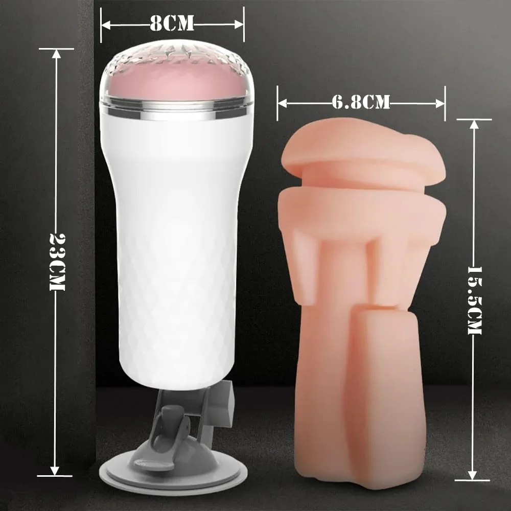 Penis Trainer Male Masturbator Suction Cup Men's Masturbation Cup Simulation Texture Delayed Ejaculation Adult Sex Toy For Men — image 3