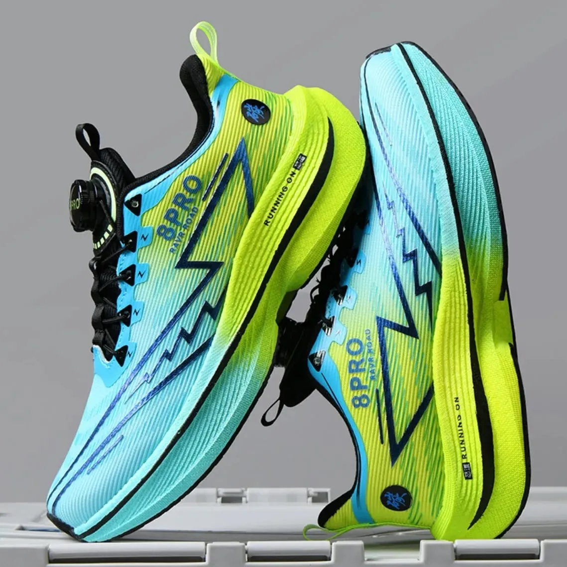Carbon Plate Marathon Running Shoes Men Women Breathable Lightweight Shock Absorbing Non Slip Sports Sneakers — image 6
