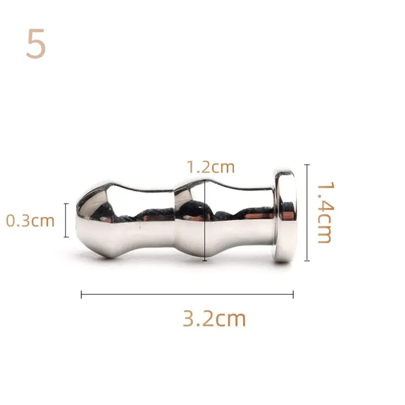 Male Stainless Steel Urethral Plug Urethral Dildo Sounding Penis Plug Urethra Stimulate Dilator Masturbation Rod Sex Toy for Men