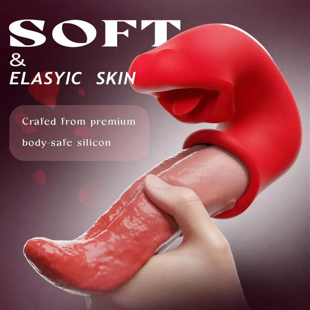 3 IN 1 Tongue Swing Tease Vibrator Mouth Biting Clitoral Nipple Stimulator Clit G Spot Pleasure Tools Sex Toys for Women Couples — image 2