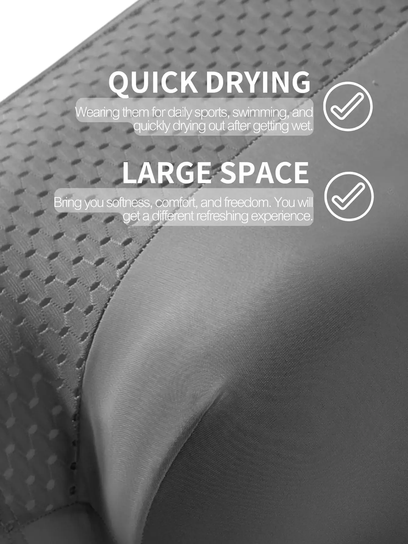 1PC ตาข่ายผ้าไหมน้ำแข็งกางเกงขาสั้นผู้ชายชุดชั้นในกางเกง Breathable วัยรุ่นกางเกงไม้ไผ่ชุดชั้นใน PLUS ขนาดไม่ว่าจะพิมพ์ — image 3