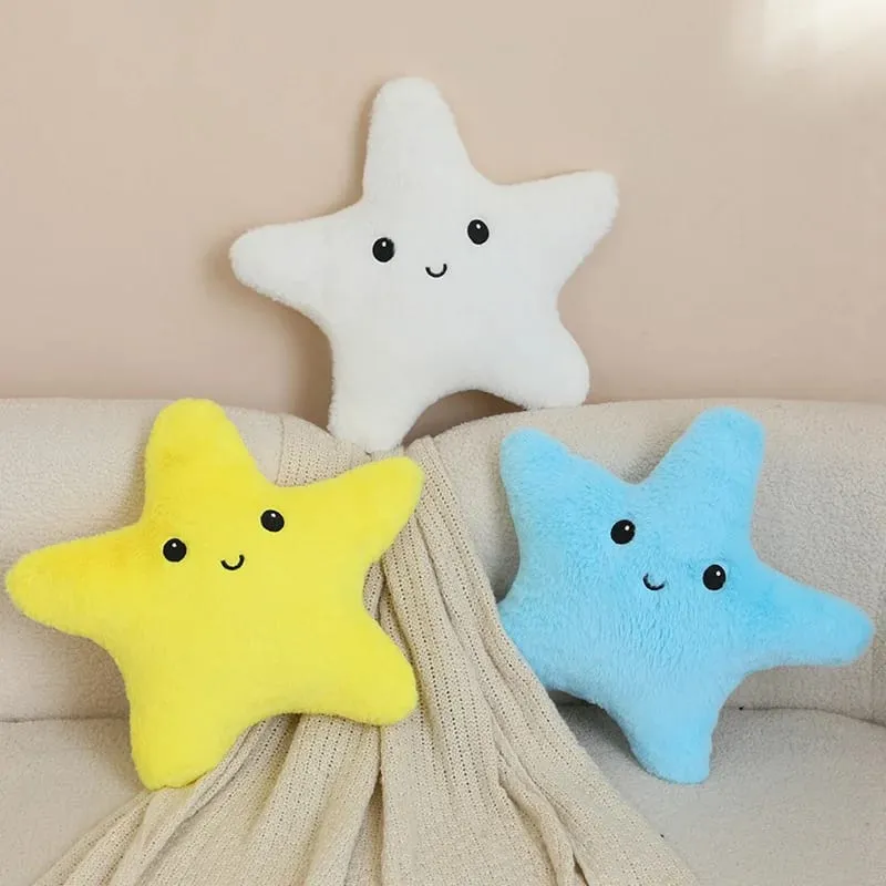Estrela de cinco pontas estrela do mar travesseiro de pelúcia estrela múltiplas cores estrela brinquedos de pelúcia casa sofá quarto almofada presentes para amigos — image 5