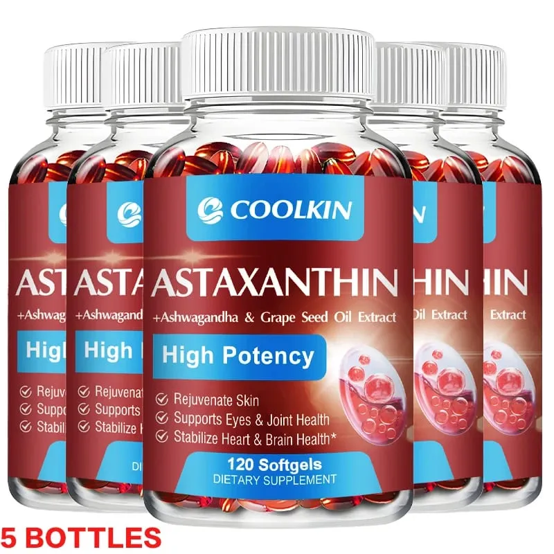 Astaxanthin - Promotes Cardiovascular Health Speeds Up Metabolism Supports Eye Joint and Skin Health — image 9