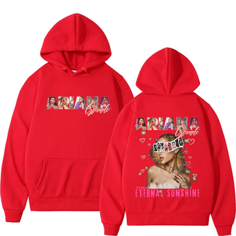 Ariana Grande Eternal Sunshine Tour 2026 Pullovers Men Women Clothing Fashion Aesthetic Sweatshirt Comfort Casual Fleece Hoodies