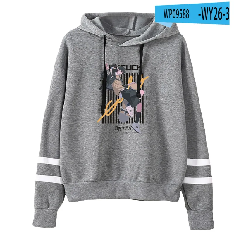 Link Click Anime Hoodie Unisex Pocketless Parallel Bars Sleeve Sweatshirts Women Men Hoodies Harajuku Streetwear Fashion Clothes — image 25