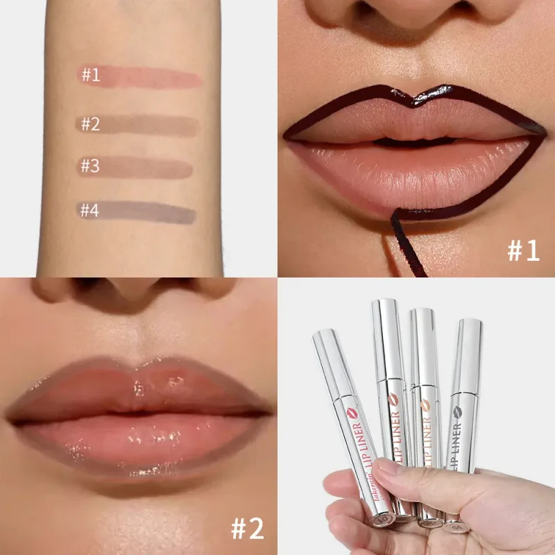 Lakerain descascar delineador labial à prova d'água, delineador labial à prova de manchas, cor de longa duração, não desbota, hidratar, nutrir, maquiagem de contorno labial — image 6