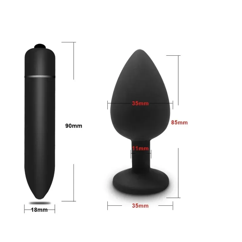 Soft Silicone Anal Butt Plug Unisex Sex Toys Men Prostate Massager Adult Gay Ass Stuffed Anal Trainer Massager for Couples — image 19