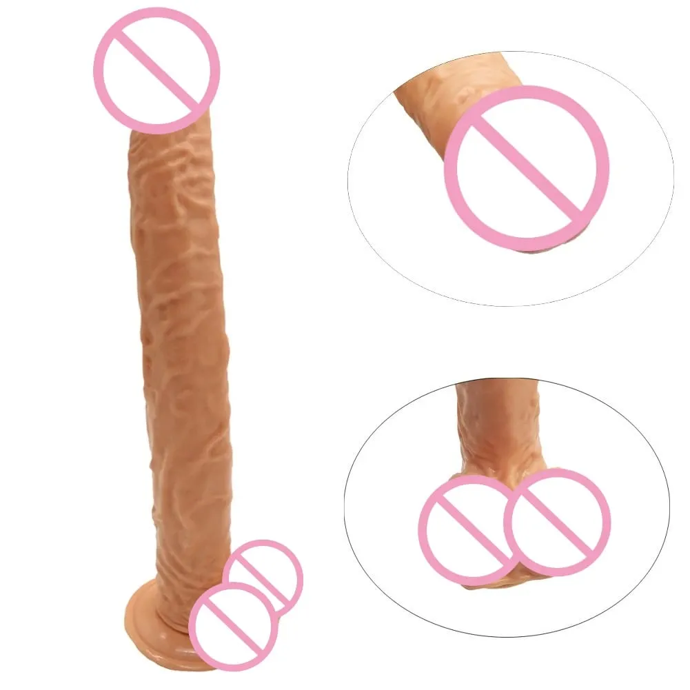 40 cm Realistischer Langer Dildo Großer Penis Riesendildos Vaginale Masturbation G-punkt Stimulation Anal Butt Plug Für Frauen Sexspielzeug 18+ — image 6